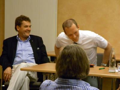 Vrostandswahl 2013 der FU Heiligenhaus - Brgermeister  Dr. Jan Heinisch und Fraktionsvorsitzener Ralf Herre lobten den stndigen Einsatz der Frauen der Frauenunion Heiligenhaus