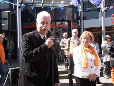 Landrat Thomas Hendele beim Europatag in Heiligenhaus